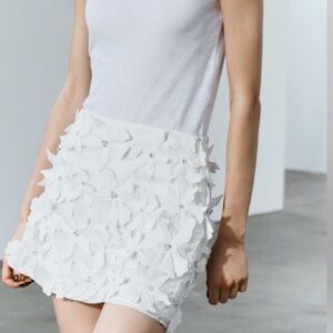 Zara floral skirt